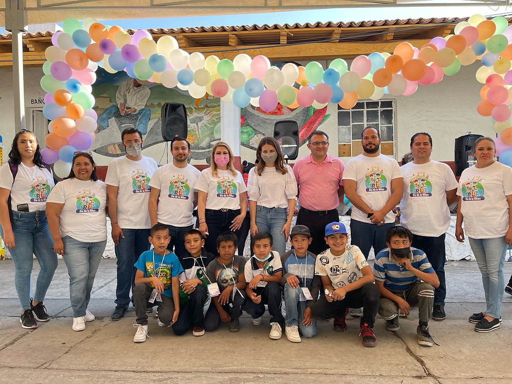 DIF Morelia hace felices a niñas y niños de la Tenencia de San Nicolás Obispo