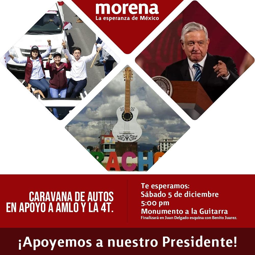 Morena demostrará su unión política con caravana automovilística en Paracho, Michoacán