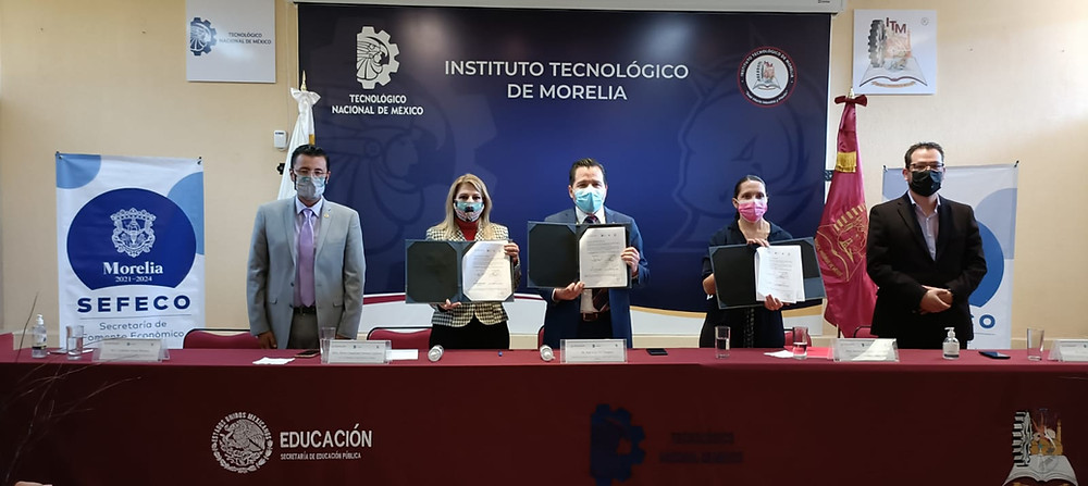 Firma convenio de colaboración Gobierno Municipal con Instituto Tecnológico de Morelia