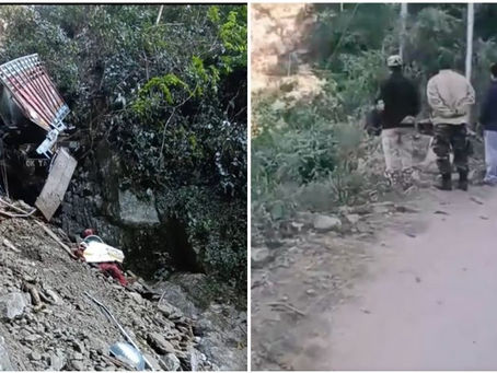 Camión que transportaba albañiles a una obra cae a un barranco; suman 18 trabajadores muertos