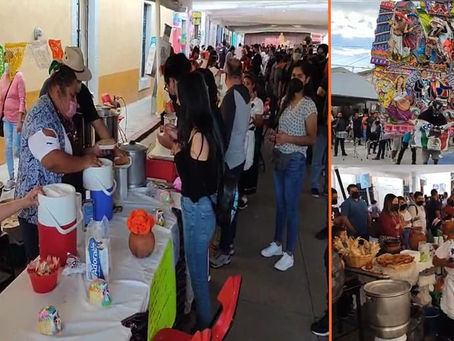Un éxito la Feria del Atole y el Tamal en Tarímbaro; en tres horas los comerciantes vendieron todo