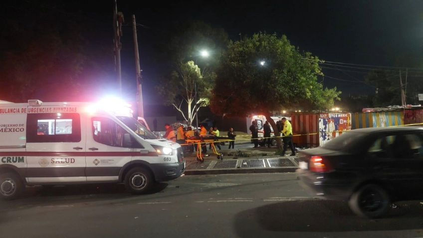 Mueren cuatro personas en atropellamiento múltiple en Churubusco y Zaragoza