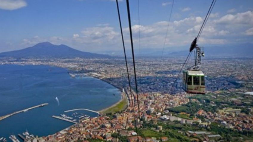 Se desploma teleférico de Nápoles con turistas dentro; hay 4 muertos y 1 herido