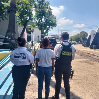 Policía Morelia frustra intento de secuestro y rescata a joven en el Centro Histórico
