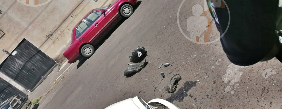 #Denuncia: Patrulla atropella a motociclista en Morelia y huye de la escena
