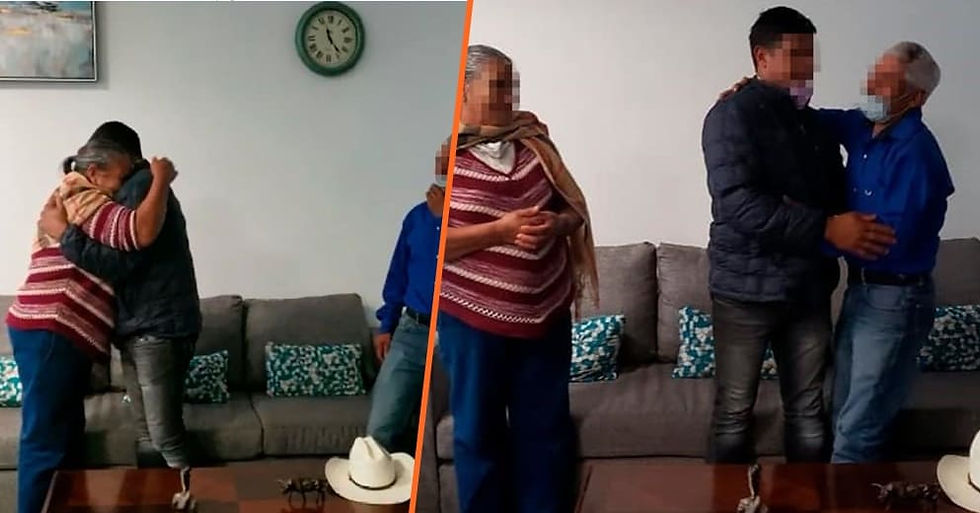 #Michoacán: Reúne Fiscalía General a un matrimonio con su hijo desaparecido hace 35 años