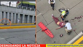 Muere motociclista de 50 años tras caer de 7 metros en salida Charo