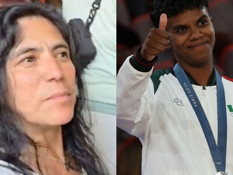 Mamá de Prisca ve a su hija ganar medalla de plata desde un bar en París