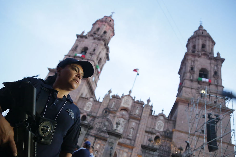 Con accesos arcos metálicos y de rayos X está lista la seguridad para las Fiestas patrias en Morelia