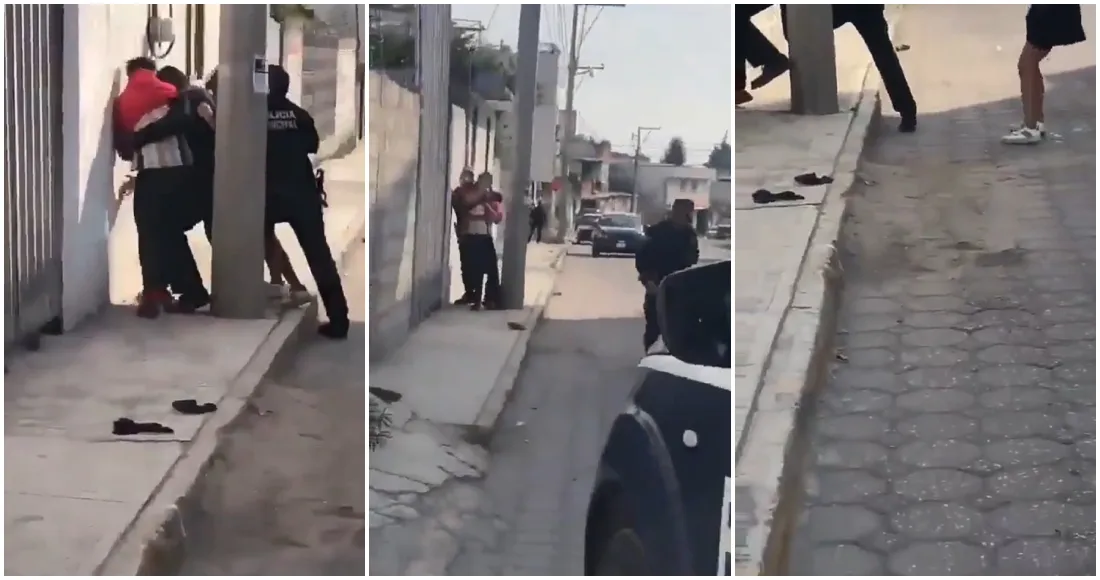 VIDEO: Hombre dispara a su pareja, menor de edad, frente a policías