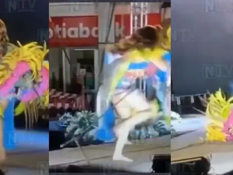 Michoacán: Modelo se electrocuta en pleno concurso de “Señorita Sahuayo 2022” (+Video)