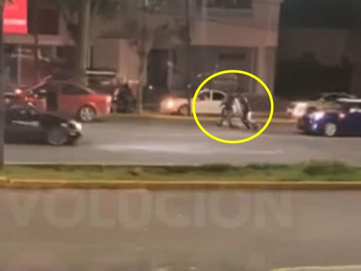 Morelia: Difunden video sobre ataque a automovilista por dos motociclistas