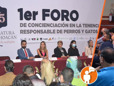 Veterinarios de Michoacán y Daniela de los Santos impulsan la tenencia responsable de mascotas