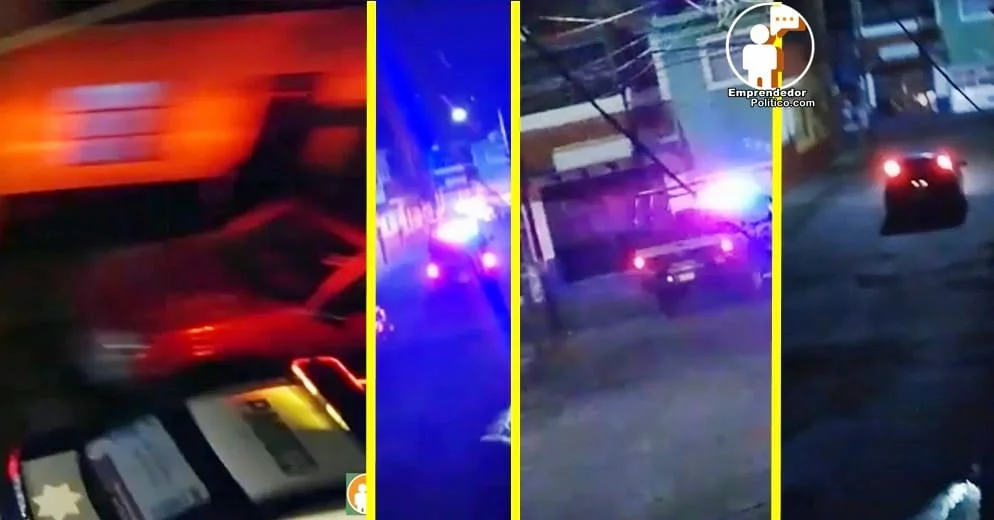 Disparos en la Ventura Puente y Juárez generan persecución policíaca (+Video)