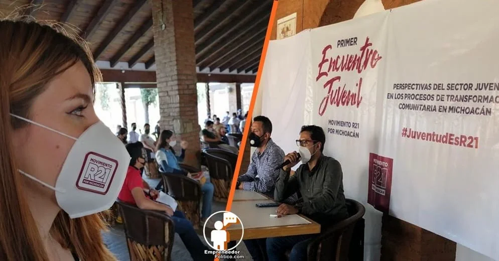 De la mano de Heber García, crece la organización juvenil del Movimiento R21 Michoacán