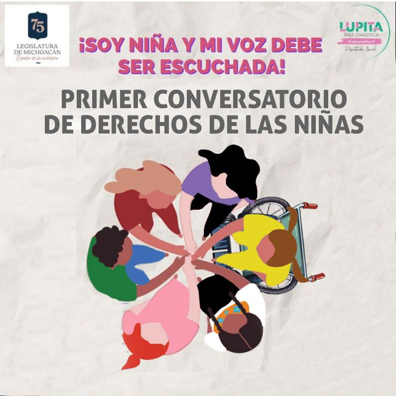 Invita Lupita Díaz a participar en el Primer Conversatorio de Derechos de las Niñas