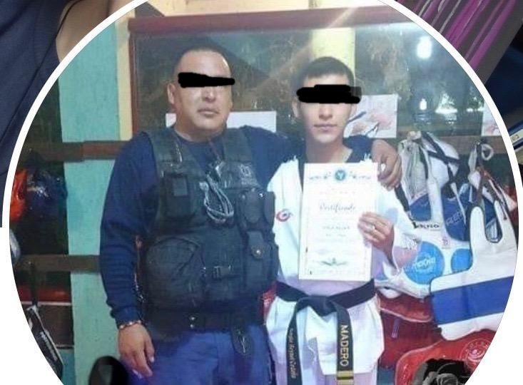 #Aguililla: "Te amo mucho papá", despide hijo a policía emboscado por CJNG