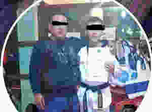 #Aguililla: "Te amo mucho papá", despide hijo a policía emboscado por CJNG