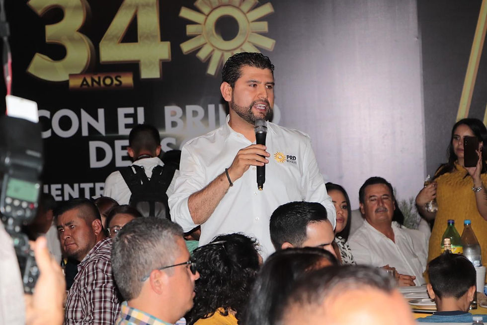 A 34 años con el brillo del sol, ¡Hay PRD para rato!