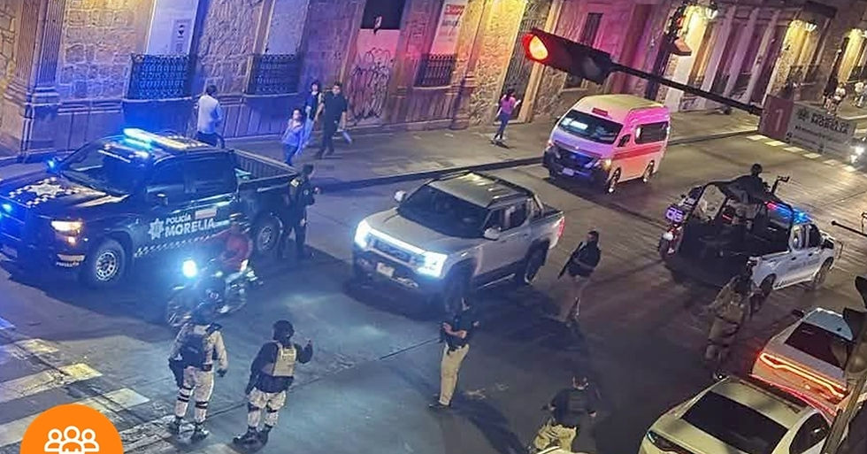 Fuerte operativo de fuerzas armadas en Av. Madero para desmantelar negocio de maquinitas en zona centro de Morelia