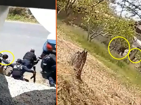 Difunde últimos minutos de vida de los policías masacrados en el EDOMEX; info y homenaje