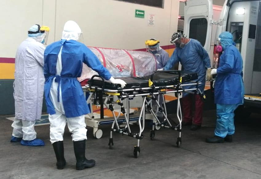 Brindó CRUM atención prehospitalaria a 117 pacientes con COVID-19