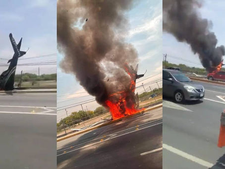 Se desploma HELICÓPTERO en Nuevo León; hay un muerto (+Video)