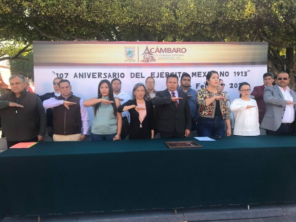 Celebran en Acámbaro al Ejército Mexicano - Emprendedorpolitico.com