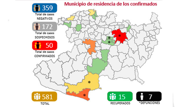 Michoacán llega a 50 casos de COVID en más de 10 municipios, pero ya se han recuperado 11 pacientes