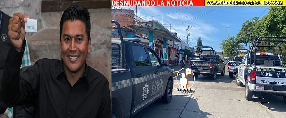 Morelia: Ejecutan al jefe de tenencia Morelos en la plaza principal de la localidad