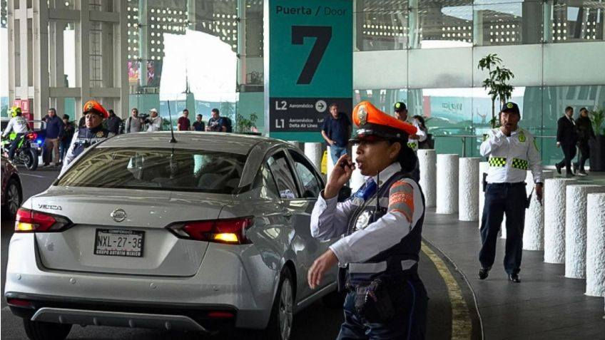 Taxis de aplicación quedan fuera del AICM, Guardia Nacional iniciará operativos para su inhibición