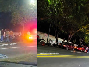 Morelia: Choque entre 2 motos arroja 3 lesionados anoche sobre la Av. Madero