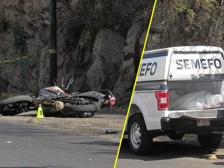 Joven motociclista fallece este domingo tras accidentarse en el libramiento sur de Morelia