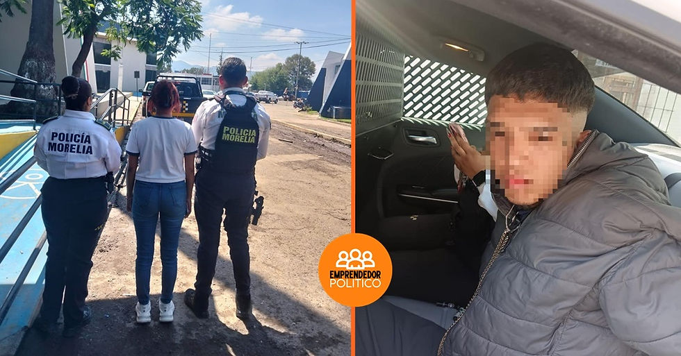 Policía Morelia frustra intento de secuestro y rescata a joven en el Centro Histórico