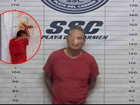 Hombre es detenido en Playa del Carmen por abuso sexual contra perra; vecinos lo golpearon y amarraron