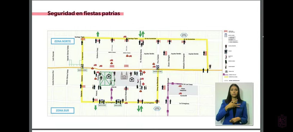 Con 1 mil 600 elementos se asegurará el orden y la seguridad en las fiestas patrias de Morelia