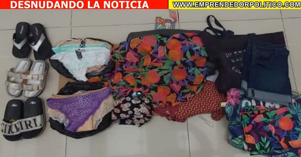 Michoacán: Policía detiene a 2 mujeres por robar tangas y otros productos en tienda