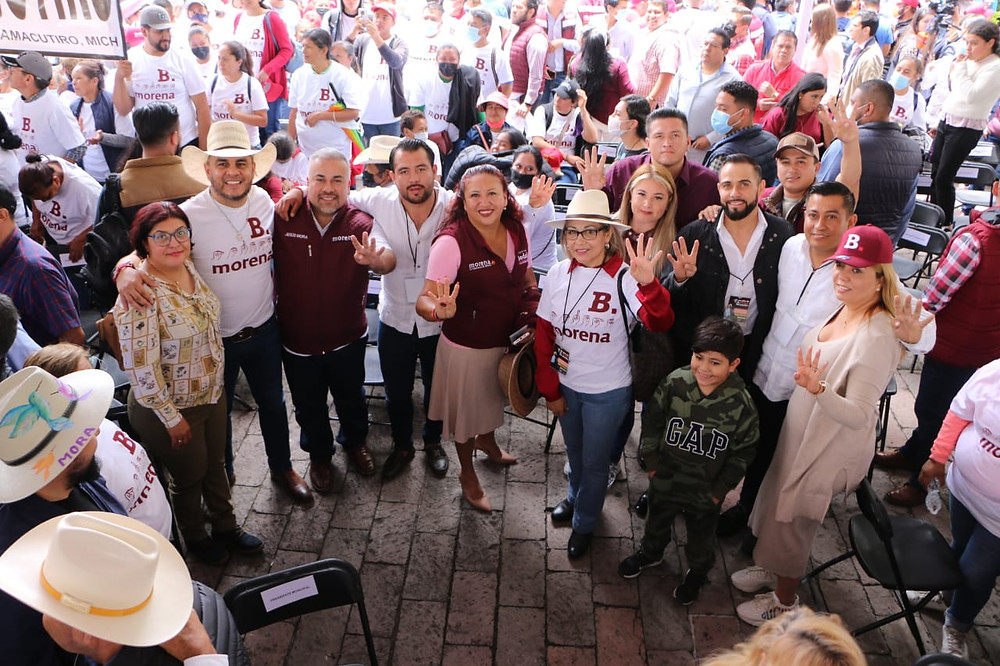Michoacanos mostraron su respaldo al proyecto transformador de Bedolla: Seyra Alemán