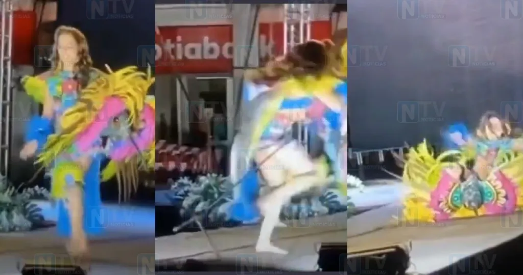 Michoacán: Modelo se electrocuta en pleno concurso de “Señorita Sahuayo 2022” (+Video)