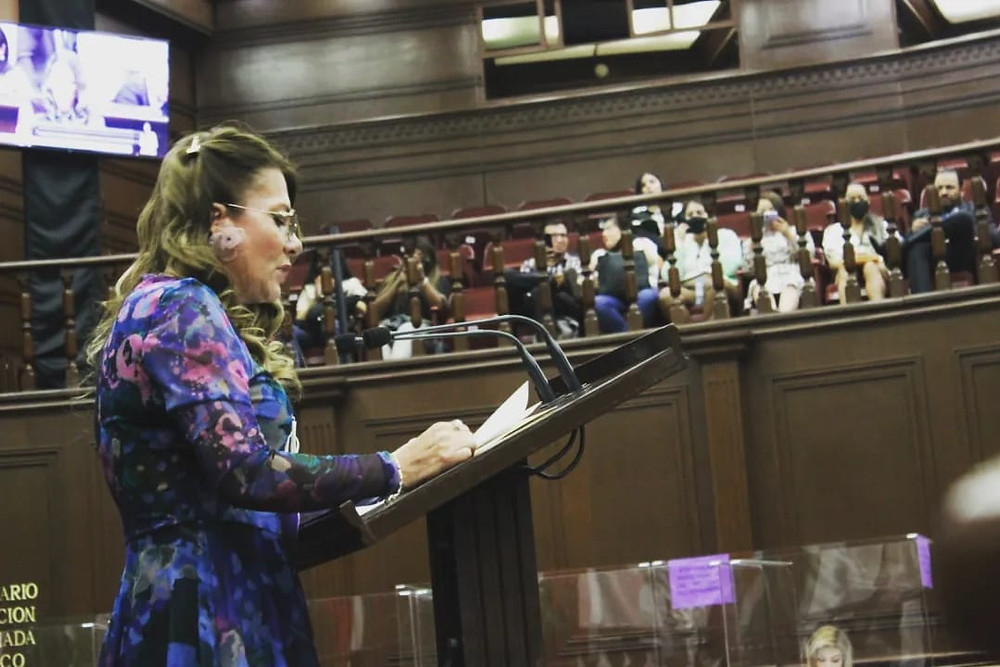 Que 14 municipios estén bajo alerta por violencia de género, nos tiene que unir como una familia: Dip. Luz María García.
