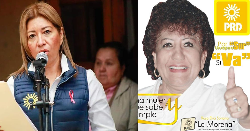Verónica Naranjo y Rosa Elva Soriana las propuestas para presidir el comité municipal de PRD en Uruapan