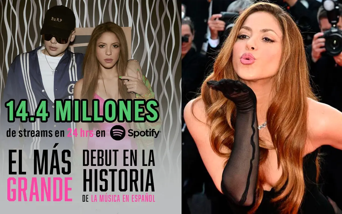 'Este logro no es mío sino de todas': Shakira celebra éxito mundial con Bizarrap