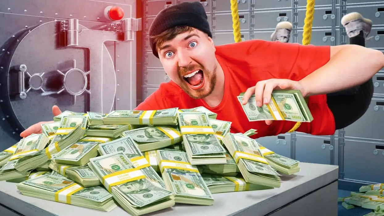 ¿Por qué todos están compartiendo una foto de MrBeast rodeado de billetes?