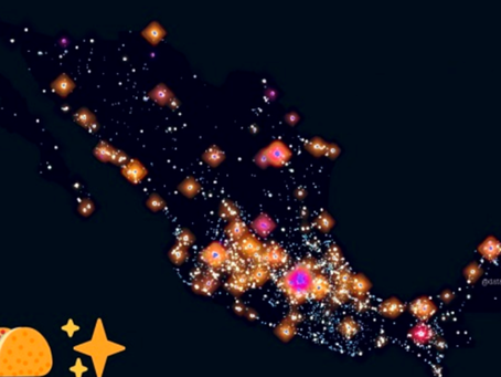 ¿Te gustan los tacos? Hacen mapa con los puestos de tacos en México