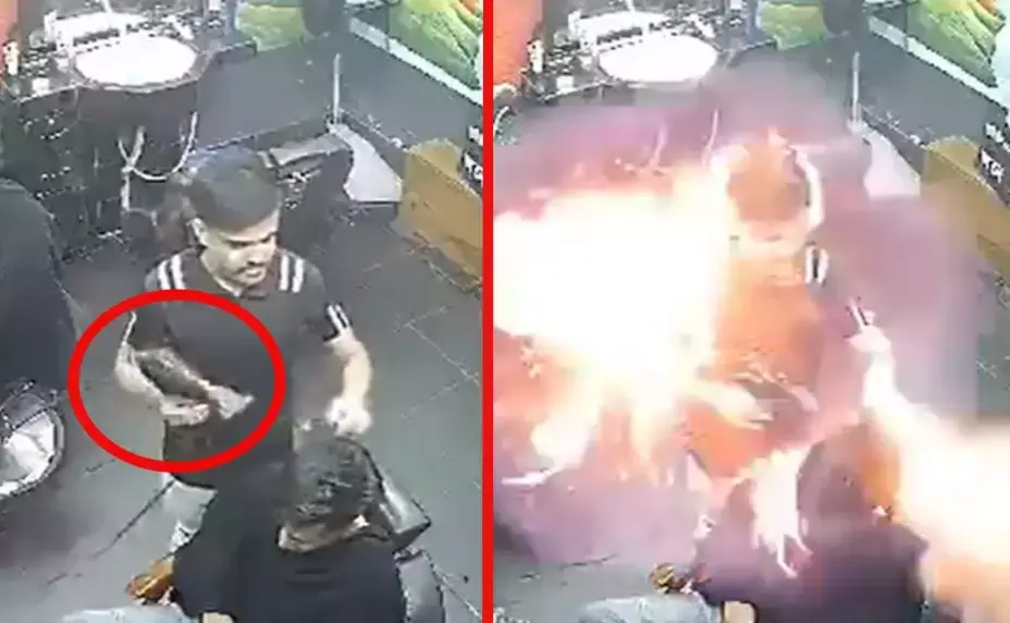 VIDEO: Explota secadora en barbería y mueren el peluquero y cliente