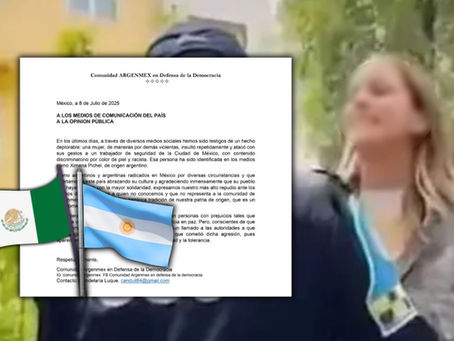 Comunidad argentina en México se deslinda de Ximena Pichel y repudia actos de discriminación