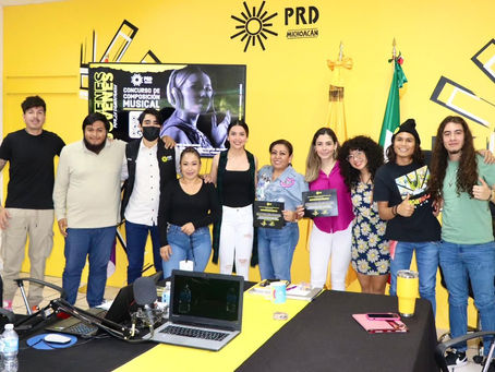 PRD premia a ganadores del concurso de composición musical