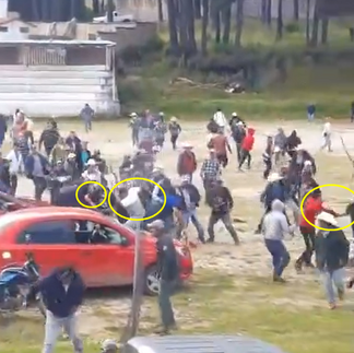 Imágenes de Texcaltitlán tras el enfrentamiento entre Pobladores y La Familia Michoacana