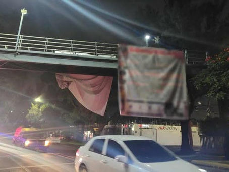 Por segunda vez en dos semanas, dejan "narcomantas" en Morelia; esto se sabe