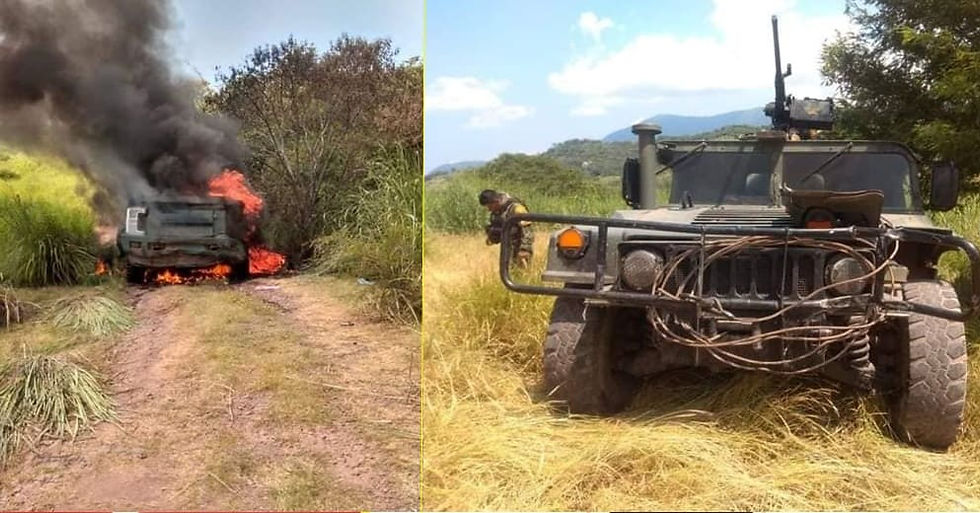 Elite del CJNG quiso madrugar al ejército pero fueron repelidos con todo y monstruos blindados